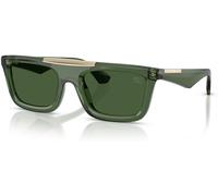 Burberry Homme Burberry BE4451U 417471 Lunettes de soleil Injecté Vert Vert Carré Normale