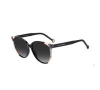 Lunettes de soleil Carolina herrera Ch 0063/s col. kdx/9o Femme Ronds Noir / nu