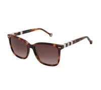 Lunettes de soleil - Carolina Herrera - CH0045S - Carré - Chic - Havane