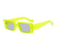 Lunettes De Soleil Carrées À Petite Monture For Femmes Et Hommes, Idéales For Les Déplacements En Ville Ou Plein Air(Green)
