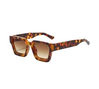 Lunettes de soleil carrées - lunettes de soleil carrées rétro designer UV400 | Lunettes de soleil vintage carrées pour femmes et hommes, ombres miroir dégradé, lunettes de déclaration chic pour mode