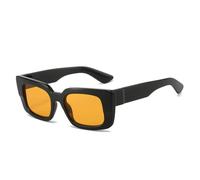 Lunettes de soleil carrées pour femme, double dégradé de couleurs, protection UV400, style rétro punk léopard, idéales pour le shopping, les voyages, la plage, les soirées et le vélo. Coloris noir et