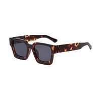 Lunettes de soleil carrées pour homme et femme avec monture rectangulaire épaisse de style designer comme nuances élégantes pour l'extérieur au quotidien