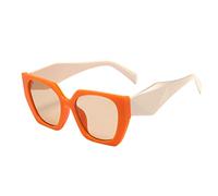 Lunettes de soleil carrées tendance pour femme - Protection UV - Lunettes polarisées | Lunettes de soleil surdimensionnées tendance, accessoires élégants, lunettes de designer pour l'extérieur et le