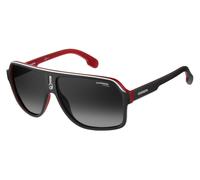 Lunettes de Soleil Carrera 1001/S BLX MATTE BLACK RED 62/11/140 Homme