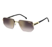 Carrera 1070/S Lunettes de Soleil, Noir Mat doré, 60/17/145 Homme
