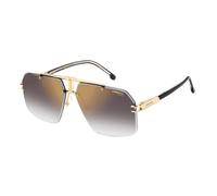Lunettes de Soleil Carrera CARRERA 1054/S 63/12/145 GOLD BLACK/BROWN SHADED métal homme CARRERA 1054/S