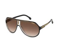 Lunettes de Soleil Carrera CARRERA 1057/S 64/11/135 BLACK GOLD/BROWN SHADED injecté/propionate homme CARRERA 1057/S