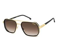 Lunettes de Soleil Carrera CARRERA 1069/S Matte Black Gold/Brown Shaded 58/19/145 homme