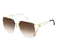 Carrera Femme CARRERA 3041/S FG4/HA Lunettes de soleil Métal Or Marron Carré Normale Ombré