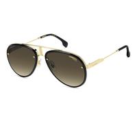 Lunettes de Soleil Carrera GLORY GOLD BLACK/BROWN 58/17/145 unisexe