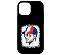 Lunettes de Soleil Casquette Drapeau français Homme fierté Nationale Coque pour iPhone 12 Pro Max