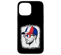 Lunettes de Soleil Casquette Drapeau français Homme fierté Nationale Coque pour iPhone 13 Pro Max