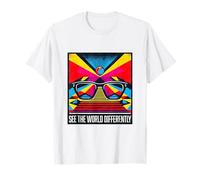 Lunettes de Soleil colorées pour la Sensibilisation à l'Autisme T-Shirt