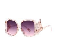 Lunettes de soleil colorées tendance pour femmes rétro jambes uniques dégradées nuances UV400 hommes tendance lunettes de soleil, rose, gris rose, One 2026