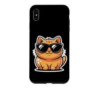 Lunettes de Soleil Cool Chat Mignon Dessin animé Enfants Coque pour iPhone XS Max