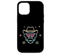 Lunettes de Soleil Cowboy Visage de Singe Hiver Western Graphique Rose Coque pour iPhone 12/12 Pro