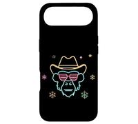 Lunettes de Soleil Cowboy Visage de Singe Hiver Western Graphique Rose Coque pour iPhone Air