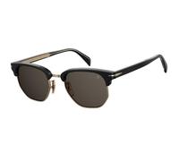 Lunettes de soleil - DAVID BECKHAM - DB 1002 - Noir gris - 51 mm - Carré