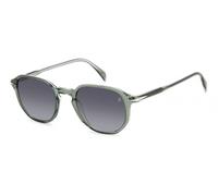 DAVID BECKHAM Homme DAVID BECKHAM DB 1140/S B59/9O Lunettes de soleil Acétate Vert Gris Géométrique Ombré