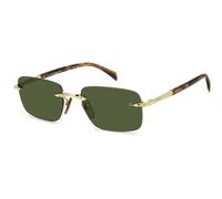 Lunettes de Soleil David Beckham DB 1195/S Gold brown horn 57/20/145 Homme