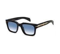David Beckham Lunettes de soleil DB 7100/S Noir/Doré Bleu dégradé 52/21/145 Homme