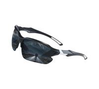 Lunettes de soleil de cyclisme, lunettes de soleil de baseball tendance tendance - Pare-soleil polarisé pour l'extérieur, le volley-ball, la pêche pour homme et femme, Film gris avec cadre noir et