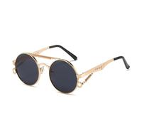 Lunettes de soleil de luxe à petite monture pour femme, verres dégradés, anti-UV400 (thé double Douhua)