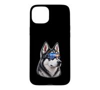 Lunettes de Soleil de Montagne Husky Lover de Sibérie Coque pour iPhone 15 Plus