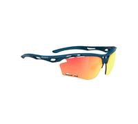 Lunettes Rudy Project Propulse bleu foncé mat avec verres RP Optics Multilaser orange