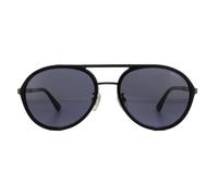Lunettes de soleil de police SPLA57 Record 2 0627 Matte Gunmetal Grey