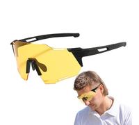 Lunettes De Soleil De Sport Coupe-vent - Lunettes De Vélo Polarisées 26 G, Lunetts De Cyclisme VTT Anti-poussière, Lunetes De Golf, Course À Pied, Softball, Lunetes De Vélo Pour Hommes, Femmes, V