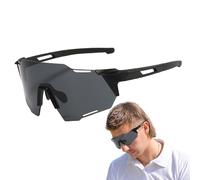 Lunettes De Soleil De Sport Coupe-vent - Lunettes De Vélo Polarisées 26 G, Lunetts De Cyclisme VTT Anti-poussière, Lunetes De Golf, Course À Pied, Softball, Lunetes De Vélo Pour Hommes, Femmes, V