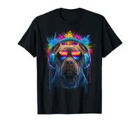 Lunettes de Soleil Design Casque Art Pitbull propriétaire de Chien T-Shirt