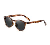 Lunettes de soleil design rétro polarisées à monture trop ronde 2025 pour hommes et femmes lunettes de soleil d'extérieur ombrage plage conduite lunettes de soleil (couleur : E, taille : moyen)
