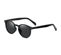 Lunettes de soleil design rétro polarisées à monture trop ronde 2025 pour hommes et femmes lunettes de soleil d'extérieur ombrage plage conduite lunettes de soleil (couleur : A, taille : moyen)