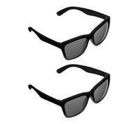 Pearl : Lunettes de soleil design rétro - x2 Noir
