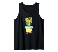 Lunettes de Soleil d'été Ananas Hello Greeting Fruit Sunshine Débardeur
