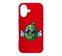 Lunettes de Soleil d'été Cool pastèque Fruits Coque pour iPhone 17