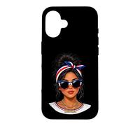 Lunettes de Soleil d'été Latina avec Drapeau du Costa Rica Coque pour iPhone 16