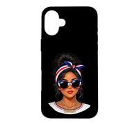 Lunettes de Soleil d'été Latina avec Drapeau du Costa Rica Coque pour iPhone 16 Plus