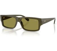 DIESEL Homme DIESEL DL2003 2024/2 Lunettes de soleil Acétate Vert Vert Carré Normale