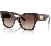 Dolce & Gabbana Femme DG4478 502/13 Lunettes de soleil Acétate Tortue Marron Cat Eye Normale Ombré