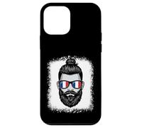 Lunettes de Soleil Drapeau français Homme Chignon Barbe fierté Coque pour iPhone 12 Mini