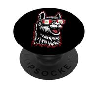Lunettes de soleil drapeau péruvien Alpaga Héritage PopSockets PopGrip Adhésif