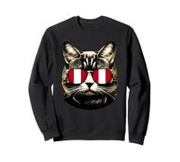 Lunettes de Soleil Drapeau péruvien Chat Patriotique Amoureux des Chats Sweatshirt