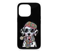Lunettes de Soleil drôles Dalmatien Lollipop Art Coque pour iPhone 13 Pro