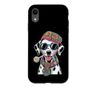 Lunettes de Soleil drôles Dalmatien Lollipop Art Coque pour iPhone XR