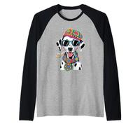 Lunettes de Soleil drôles Dalmatien Lollipop Art Manche Raglan