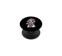 Lunettes de Soleil drôles Dalmatien Lollipop Art PopSockets PopGrip Adhésif